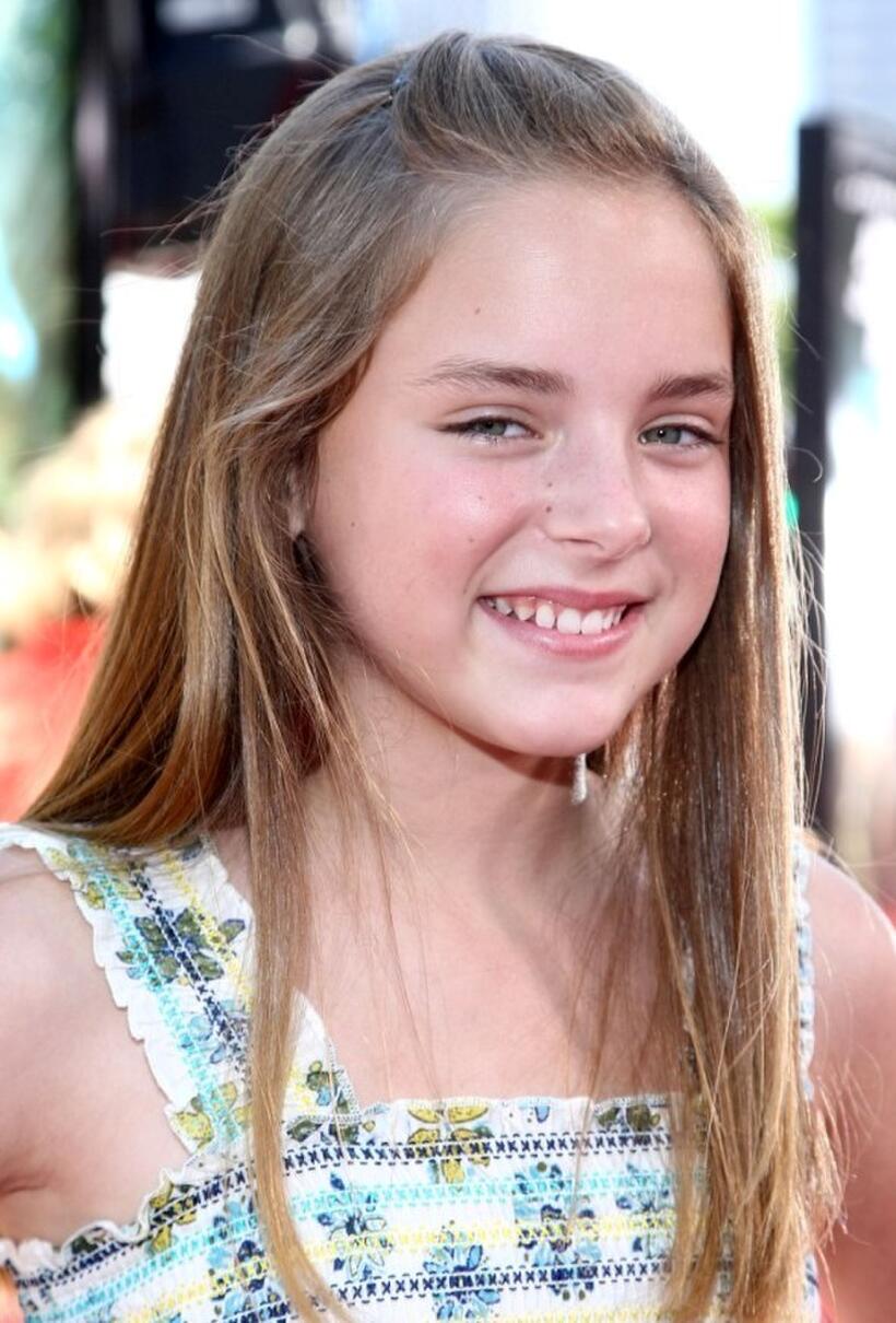 Madison Davenport at the premiere of "Journey To The Center Of The Earth."