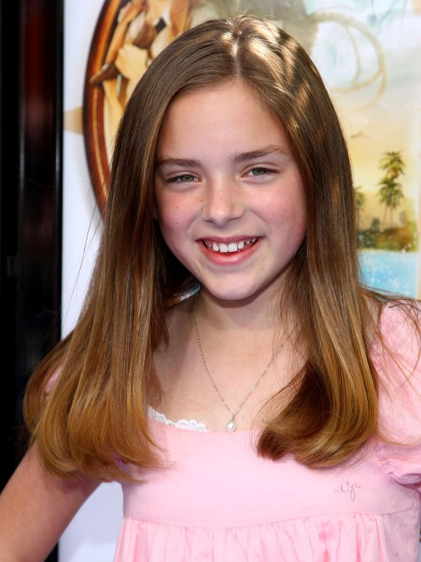 Madison Davenport at the premiere of "Nim's Island."
