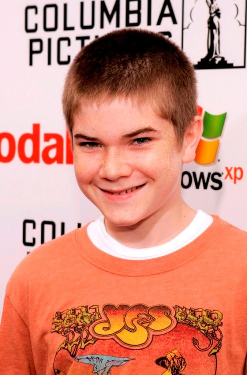 Jacob Davich at the premiere of "The Adventures of Shark Boy and Lava Girl in 3D."