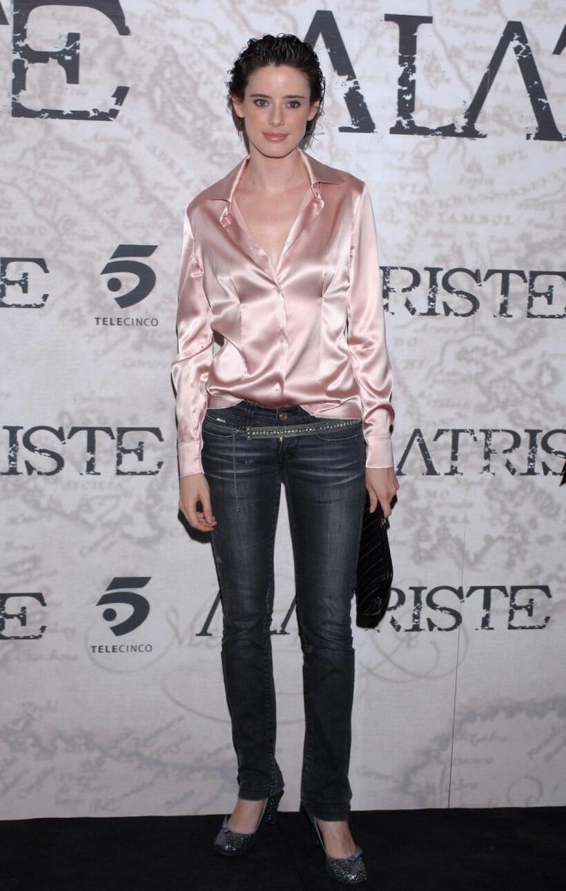 Pilar Lopez de Ayala at the premiere of "Alatriste."