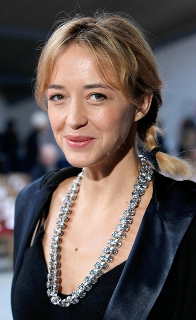Helene de Fougerolles at the designer Alexis Mabille's spring-summer 2010 haute couture collection show.
