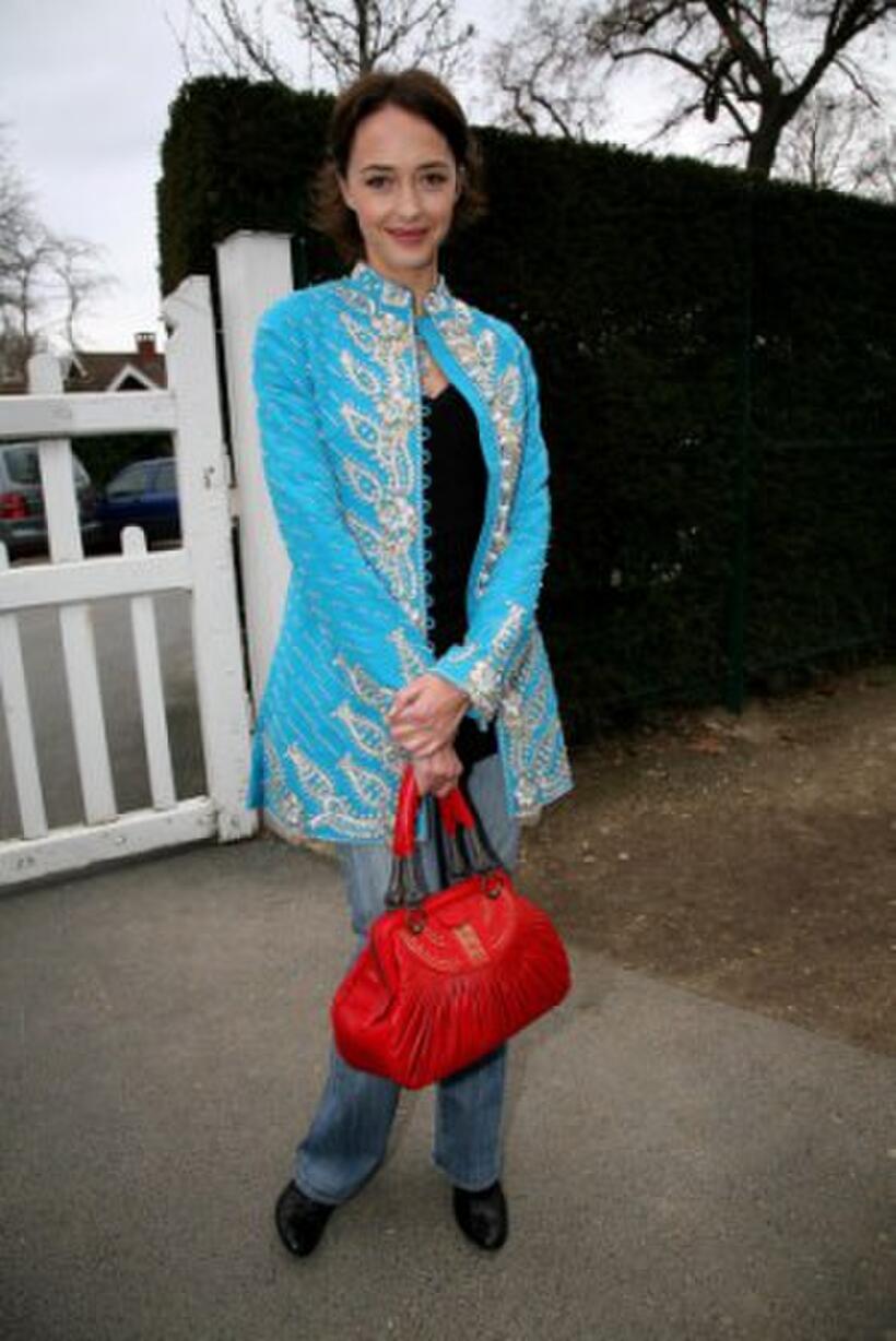 Helene de Fougerolles at the Christian Dior-Paris Haute Couture Spring Summer 2008.
