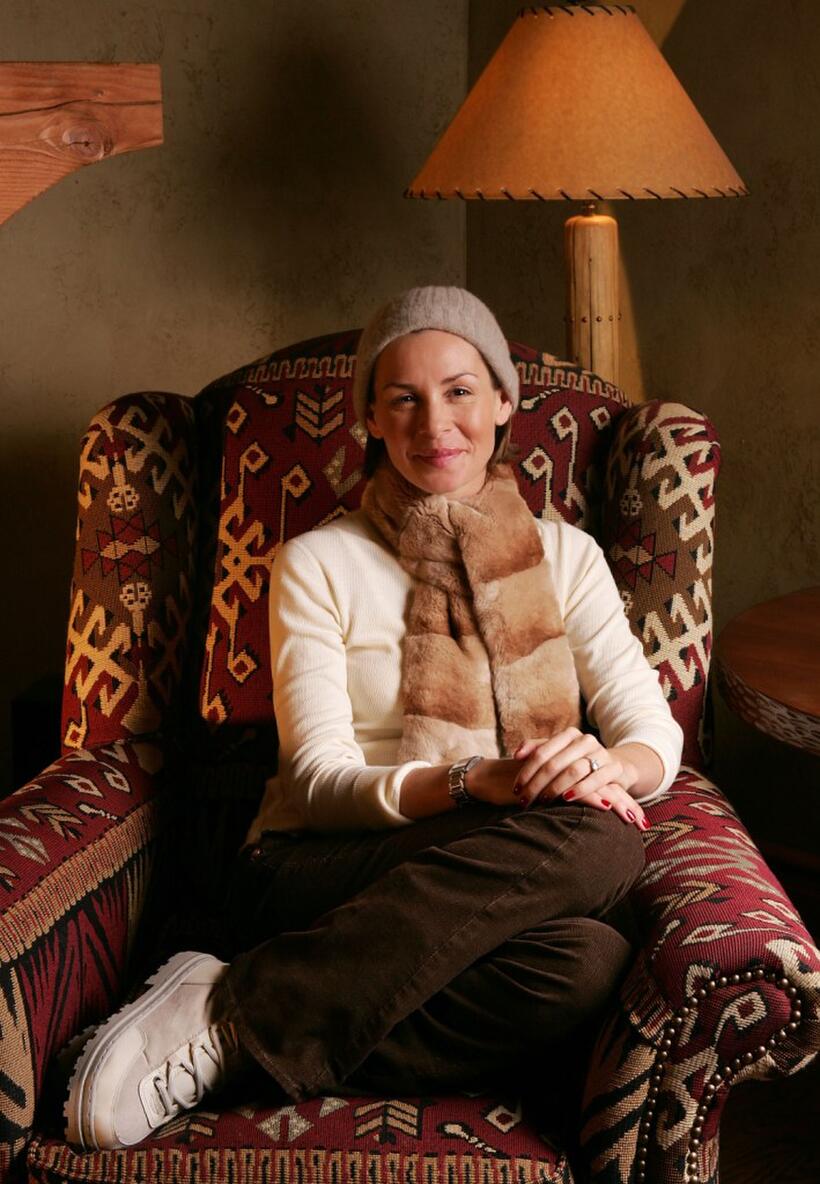 Embeth Davidtz at the 2005 Sundance Film Festival January, poses for portraits for the film "June Bug".