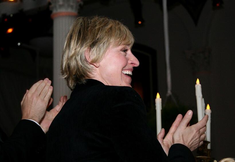 Ellen DeGeneres at the Heaven Celebrating 10 Years event benefiting the Art Elysium.