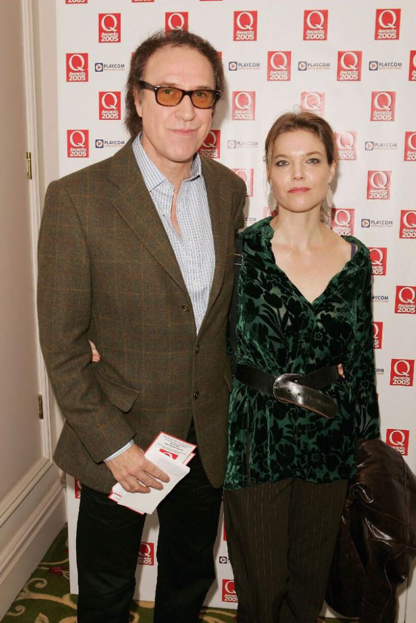 Ray Davies and his wife at the Q Awards 2005.
