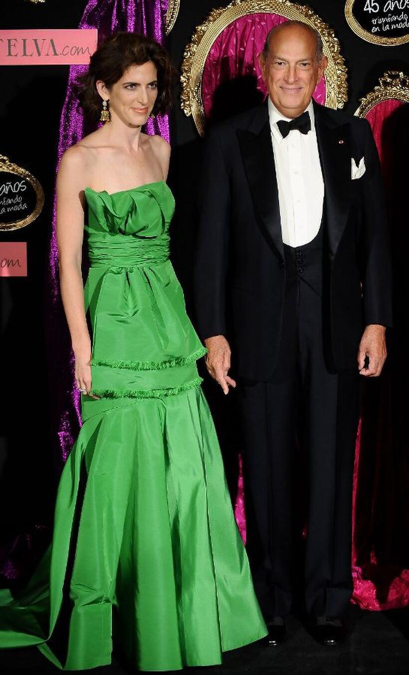 Annette de la Renta and Oscar de la Renta at the Telva Fashion Awards 2008.