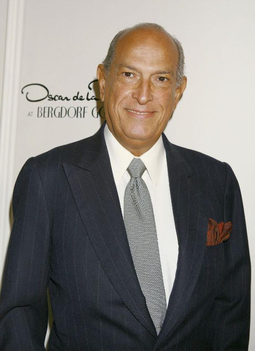 Oscar de la Renta at the celebration of Oscar de la Renta's 35th Anniversary.