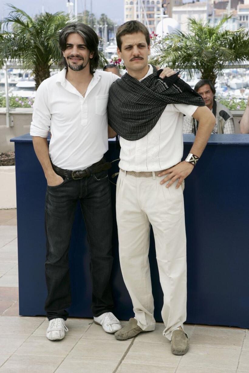 Pablo Echarri and Rodrigo de la Serna at the photocall of "Cronica De Una Fuga" during the 59th International Cannes Film Festival.