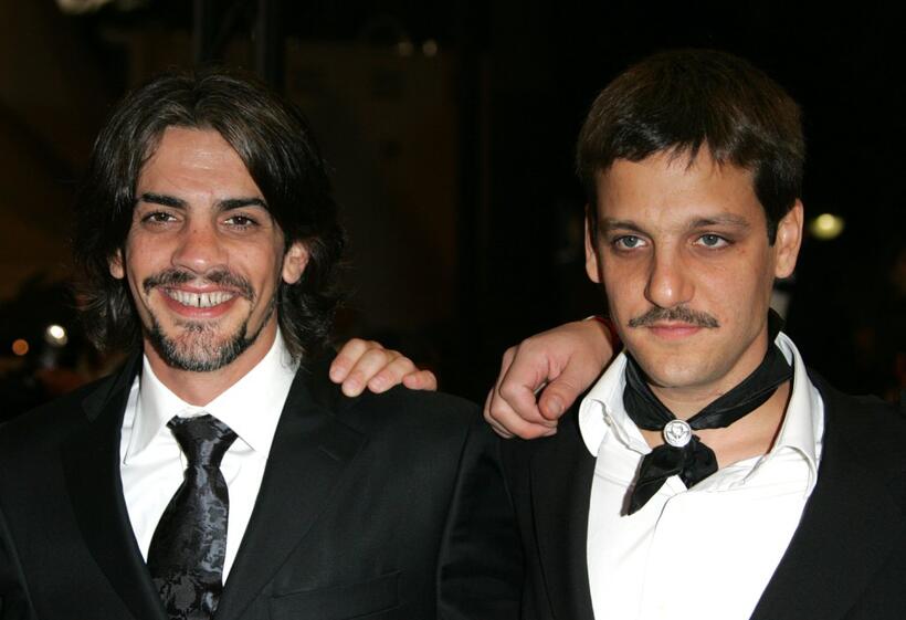 Pablo Echarri and Rodrigo de la Serna at the premiere of "Cronica De Una Fuga" during the 59th International Cannes Film Festival.