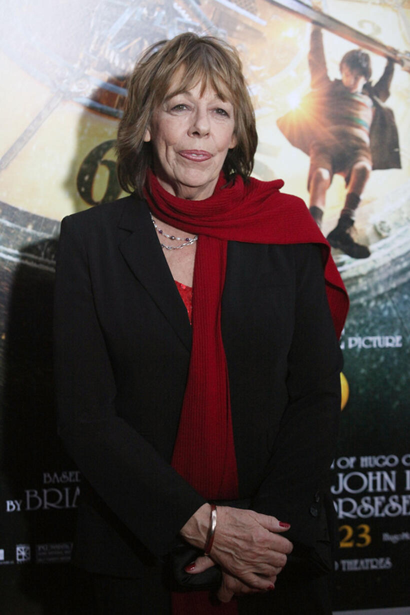 Frances de la Tour at the New York premiere of "Hugo."