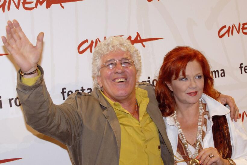 Ninetto Davoli and Agostina Belli at the photocall of "Uno Su Due" during the Rome Film Festival (Festa Internazionalel di Roma).