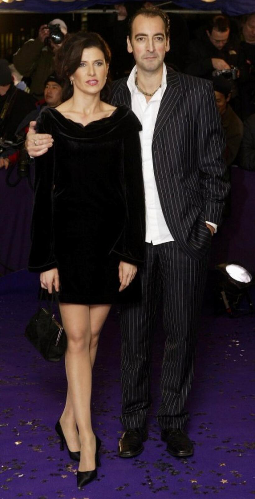 Ronni Ancona and Alistair McGowan at the British Comedy Awards 2003.