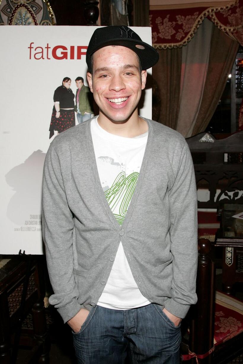 Robin De Jesus at the reception of the screening of "Fat Girls."