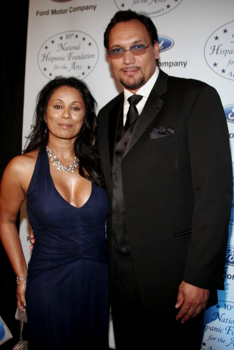 Jimmy Smits and Wanda De Jesus at the National Hispanic Foundation of the Arts 10th Anniversary Celebration.