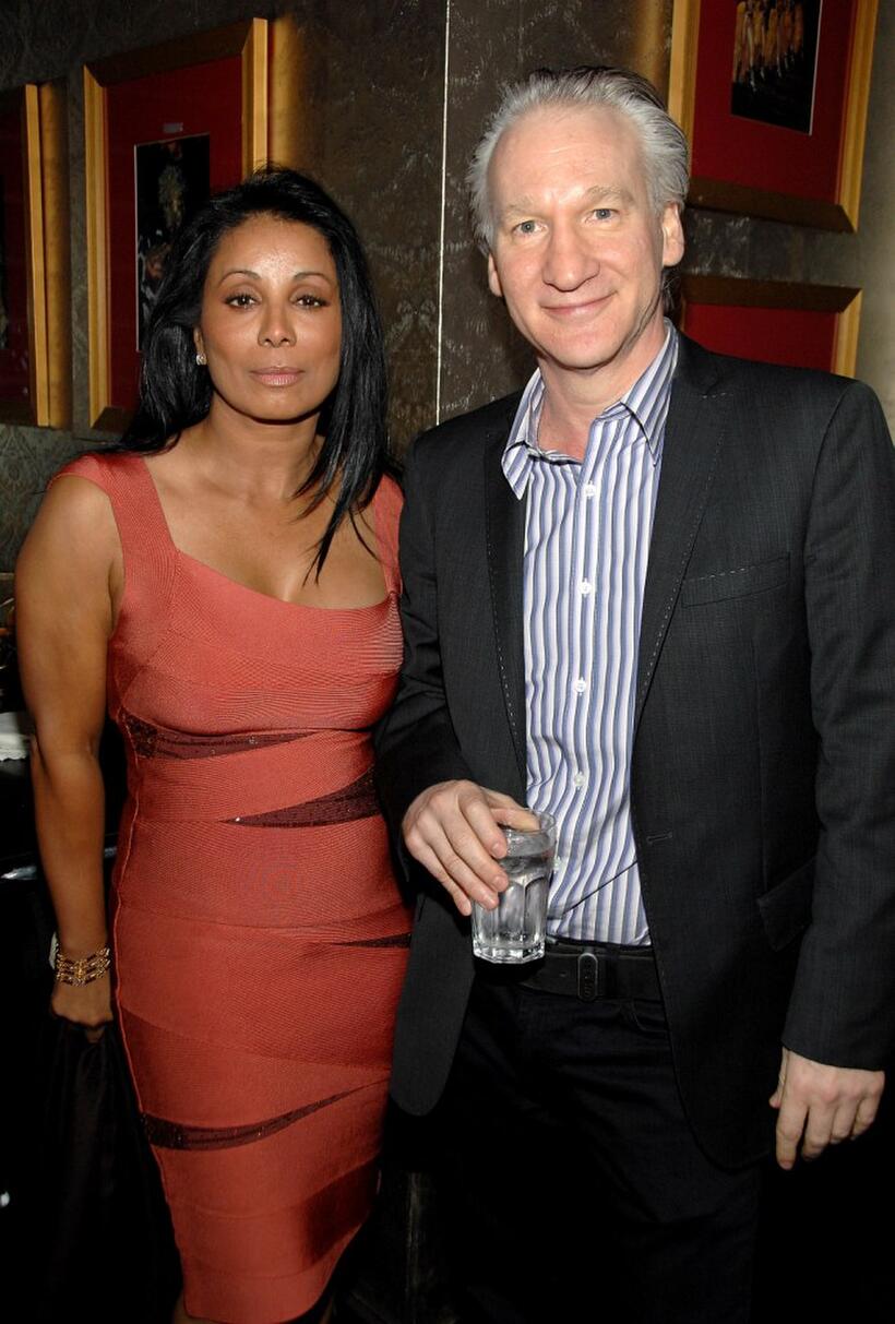 Wanda De Jesus and Bill Maher at the grand opening of Congo Room.