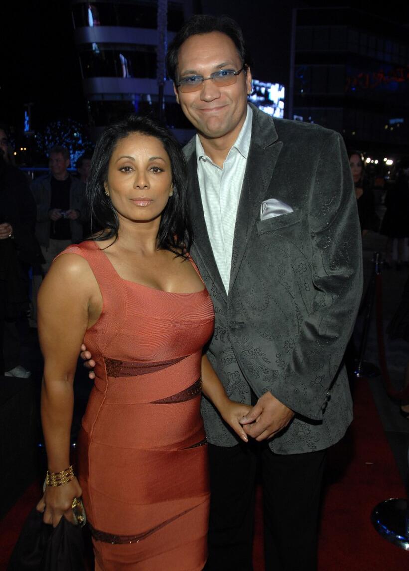 Wanda De Jesus and Jimmy Smits at the grand opening of Congo Room.