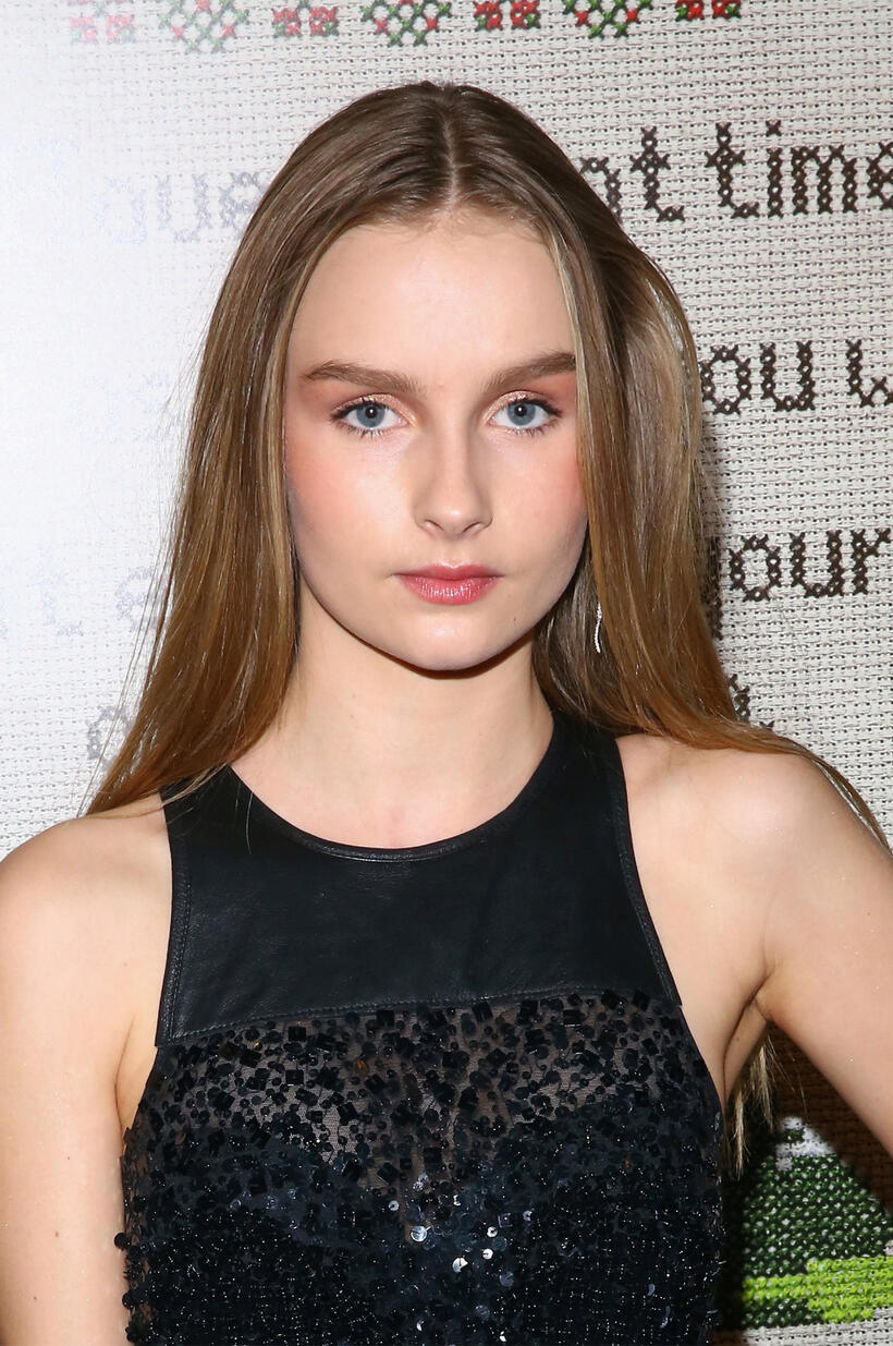 Olivia DeJonge at the New York premiere of "The Visit."