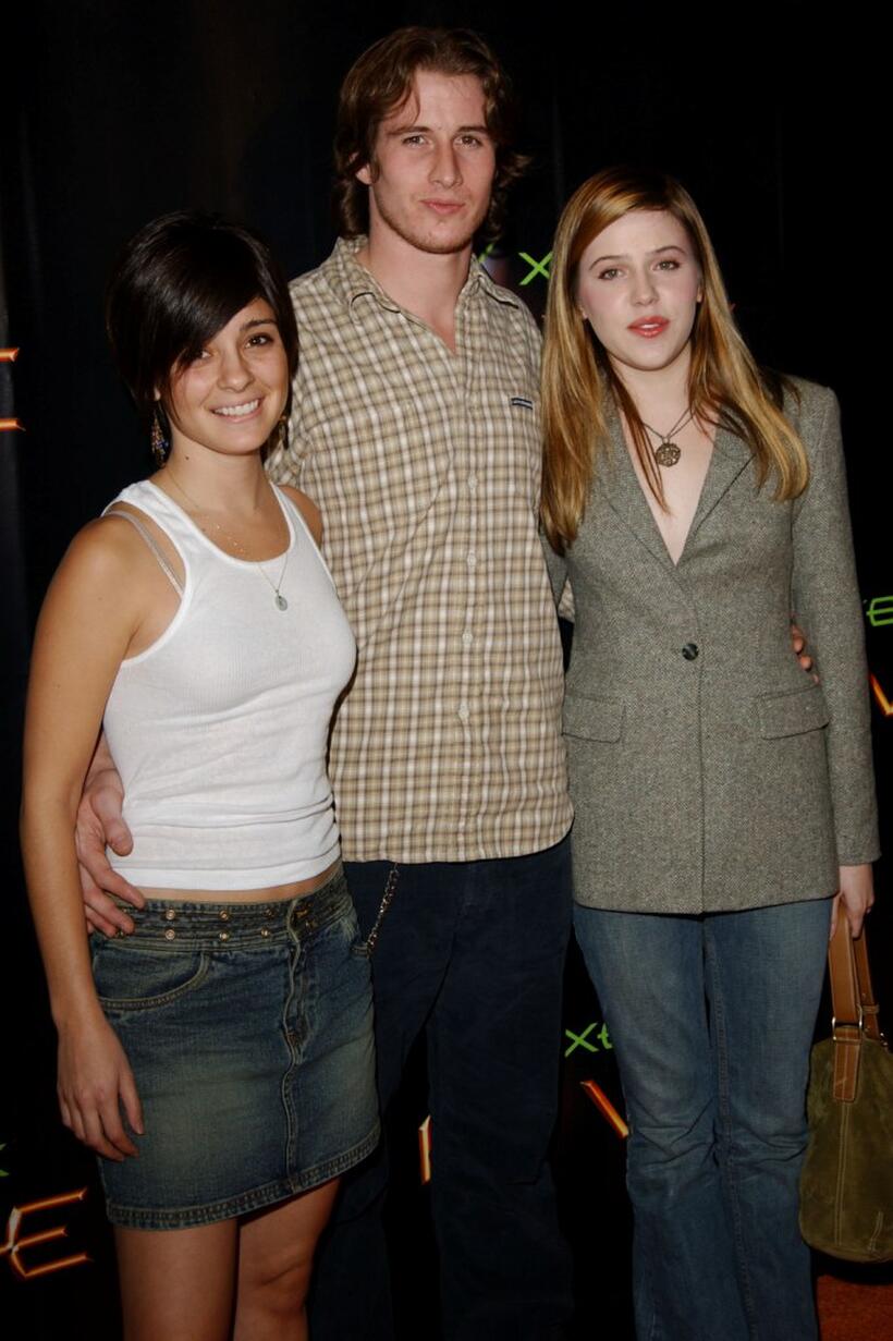 Shiri Applebyk, Brendan Fehr and Majandra Delfino at the "XBox launches XBox Live."