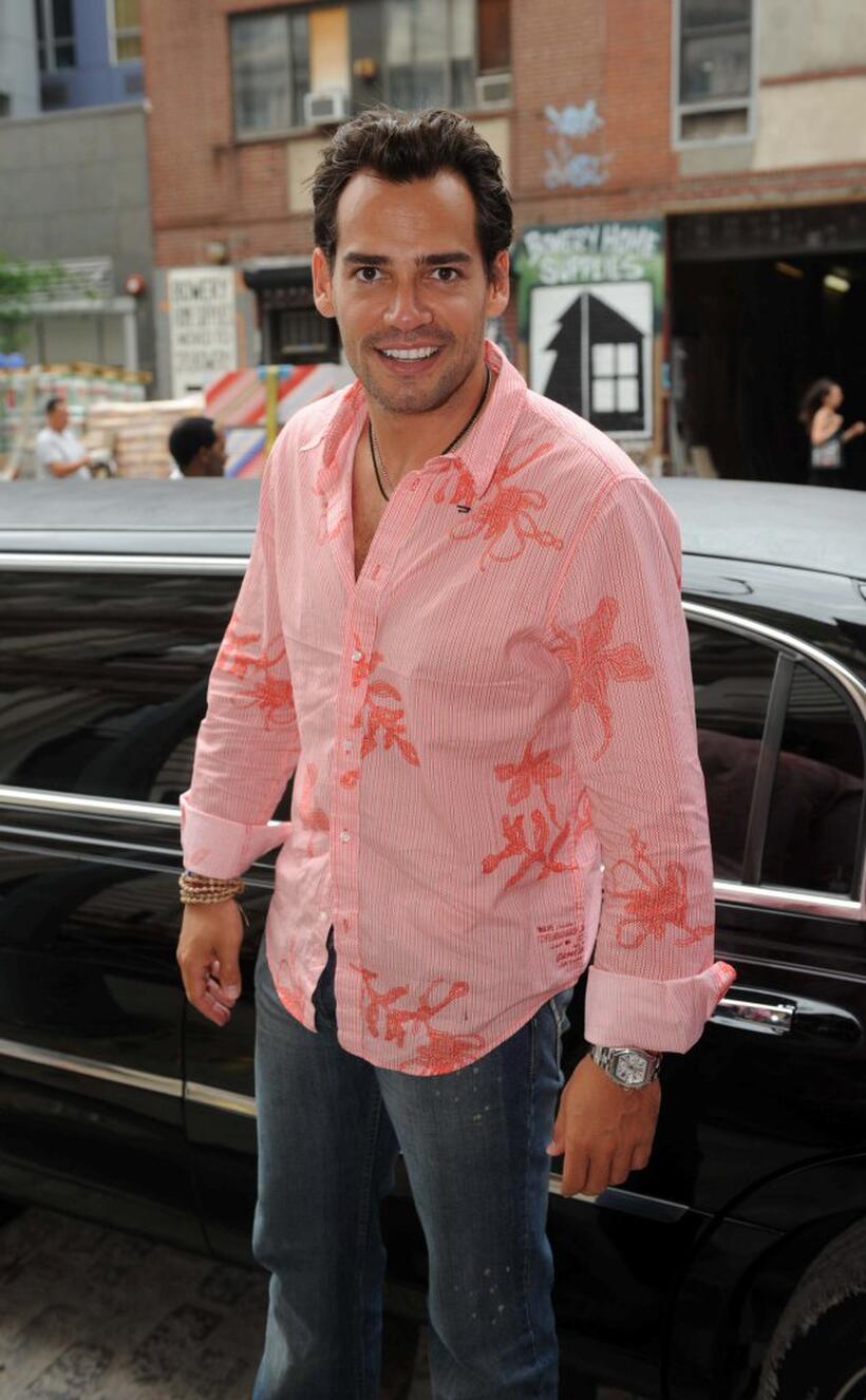 Cristian de la Fuente at the birthday celebration for Miss Maggie Moo and the girls from the Boys & Girls Club.