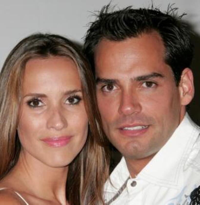 Angelica Castro and Cristian de la Fuente at the 15th annual Race to Erase MS event.