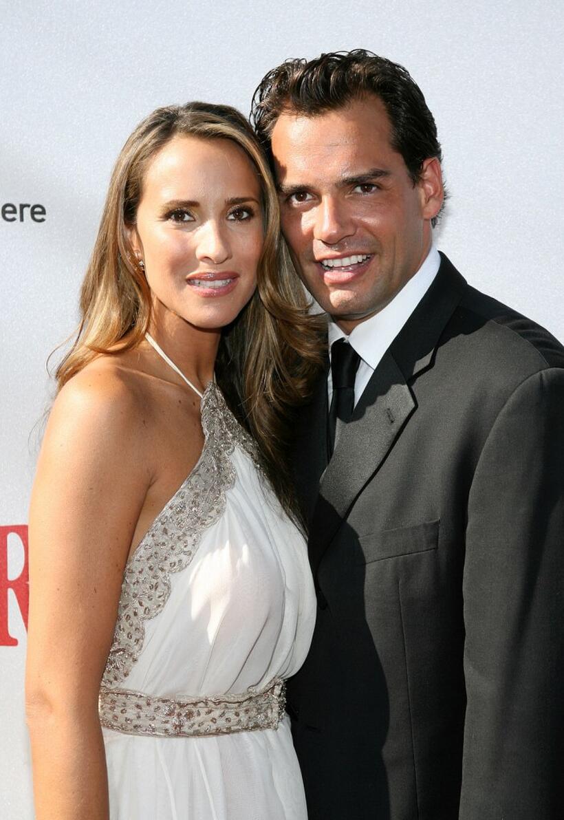 Angelica Castro and Cristian de la Fuente at the 2008 ALMA Awards.