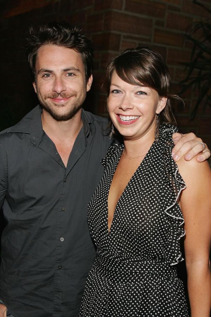 Charlie Day and Mary Elizabeth Ellis at the after party of the premiere Screening of "Nip/Tuck."
