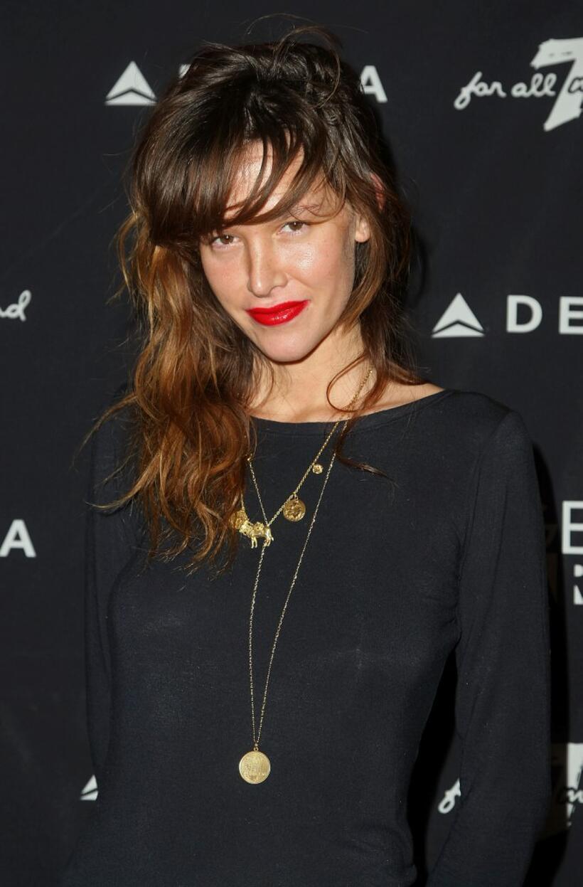 Paz de la Huerta at the 7 For All Mankind and Gen Arts 7 Fresh Faces Sundance Party.