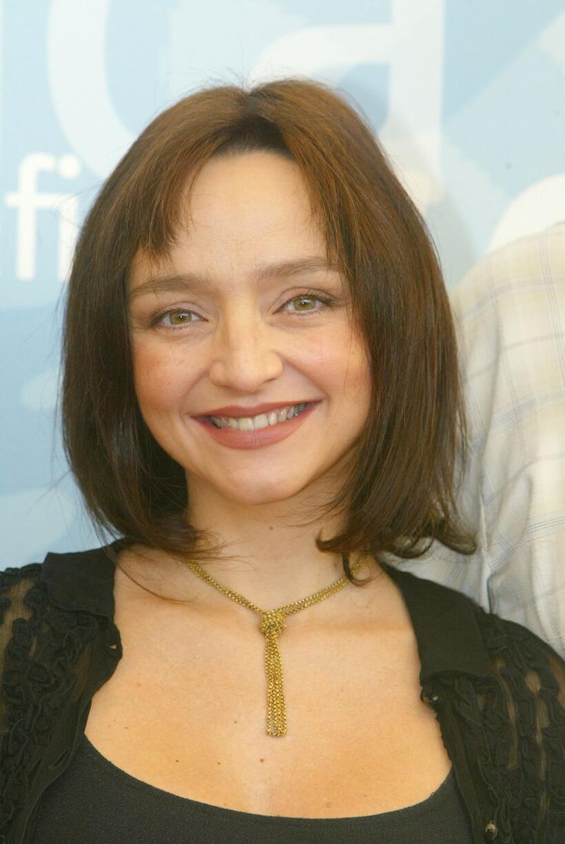 Maria de Medeiros at the photocall during the 60th Venice Film Festival.