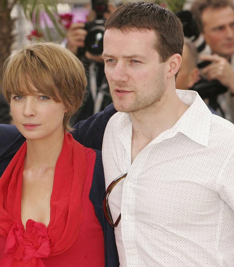 Orla Fitzgerald and Padraic Delaney at the photocall of "The Wind That Shakes The Barley" during the 59th International Cannes Film Festival.