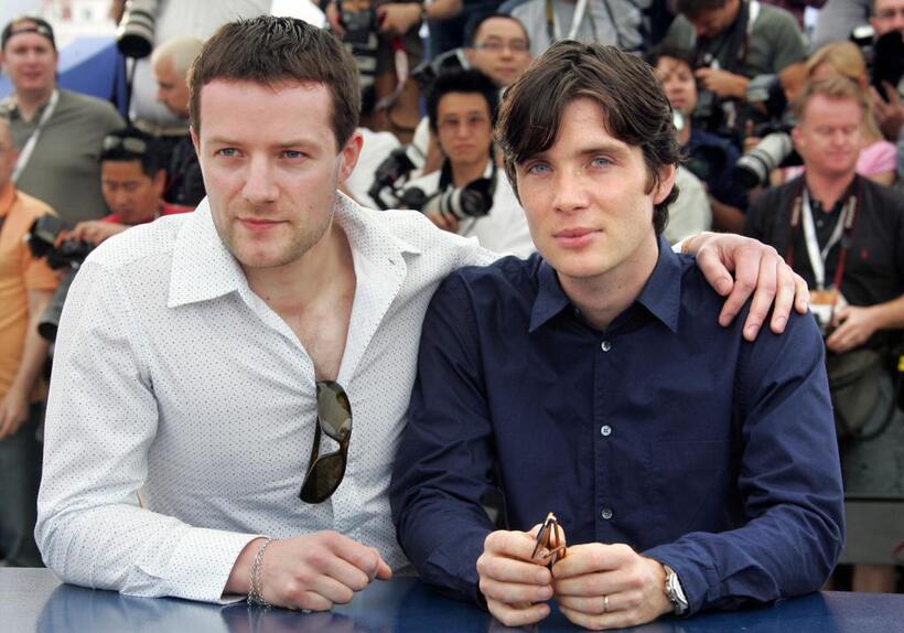 Padraic Delaney and Cillian Murphy at the photocall of "The Wind That Shakes The Barley."