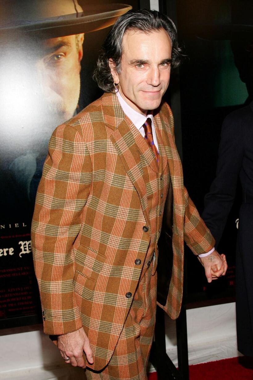 Daniel Day-Lewis at the Premiere Of "There Will Be Blood".