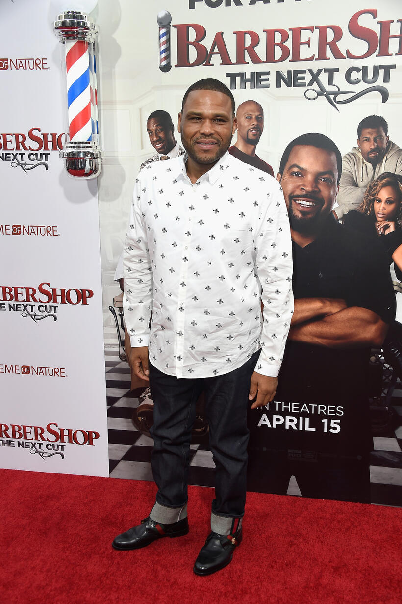 Anthony Anderson at the California premiere of "Barbershop: The Next Cut."