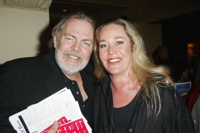 Diane Delano and Dan Guntzelma at the after party of the weSPARKLE Variety Night Take II Cancer event.