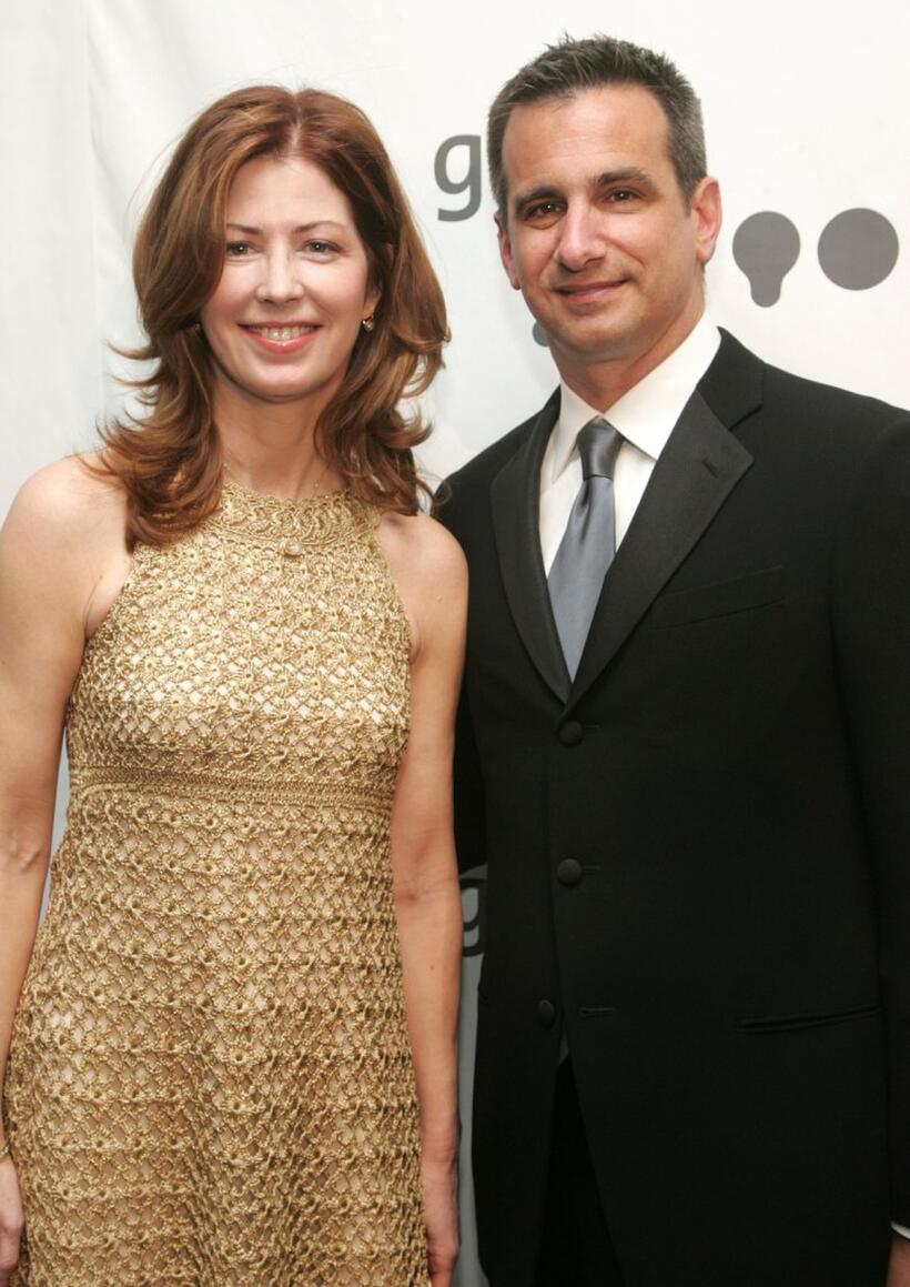 Dana Delany and GLAAD President Neil Giuliano at the 18th annual GLAAD Media Awards.