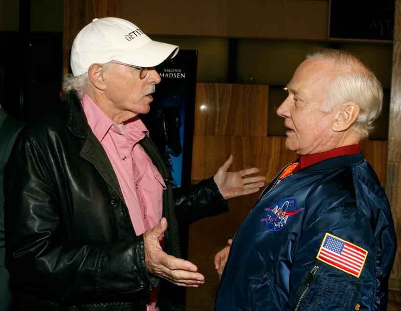 Bruce Dern and astronaut Buzz Aldrin at the premiere of Warner Bros Pictures "The Astronaut Farmer".
