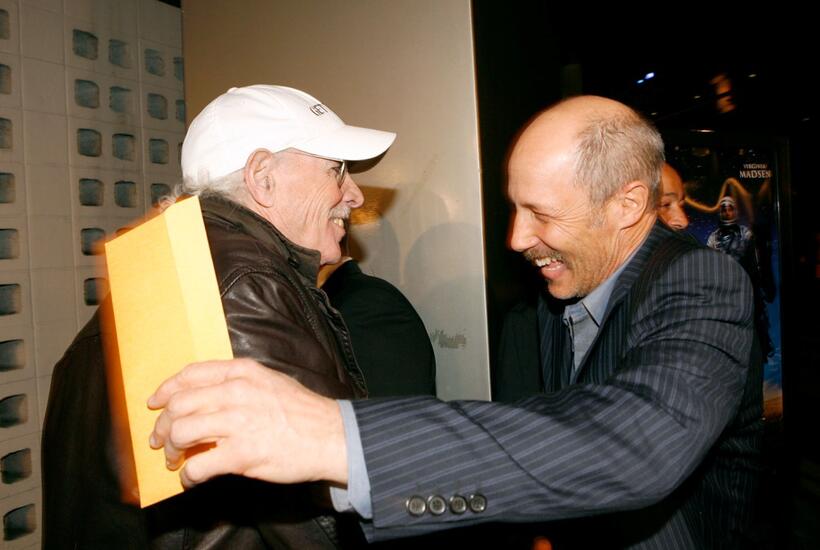 Bruce Dern and Jon Gries at the premiere of Warner Bros Pictures "The Astronaut Farmer".