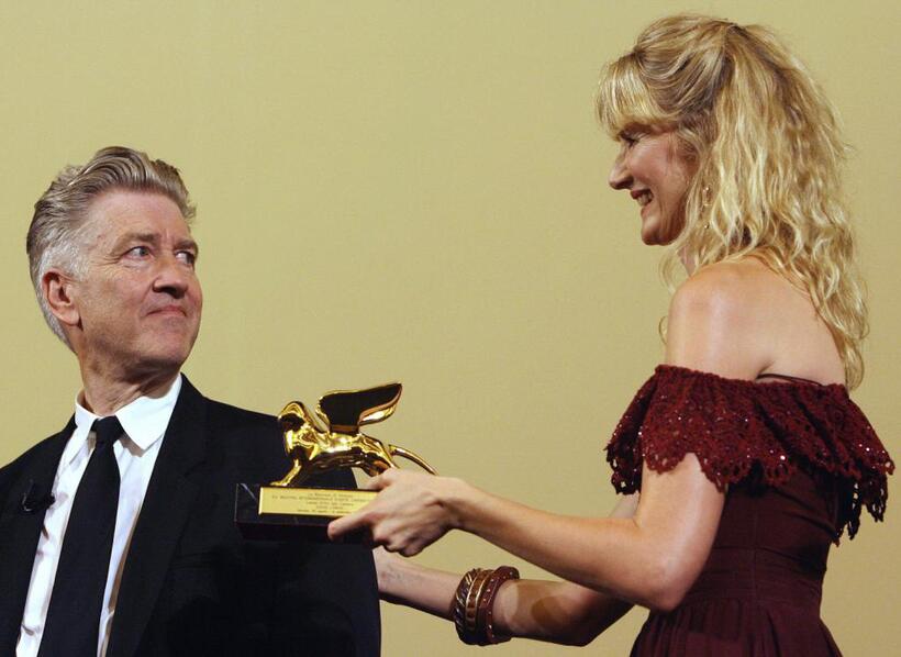 Laura Dern and David Lynch at the 63rd Venice International Film Festival.
