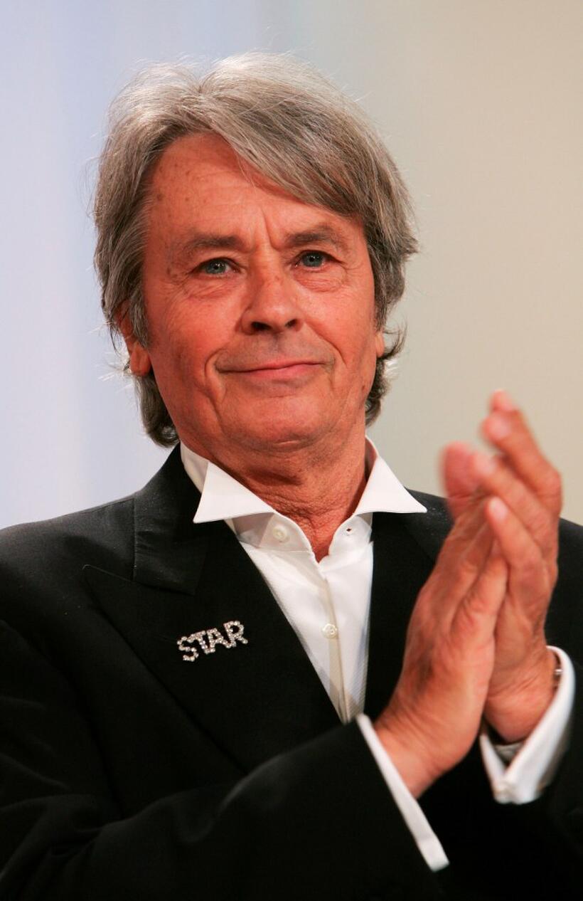 Alain Delon at the 60th International Cannes Film Festival Palme d'Or Award Ceremony.