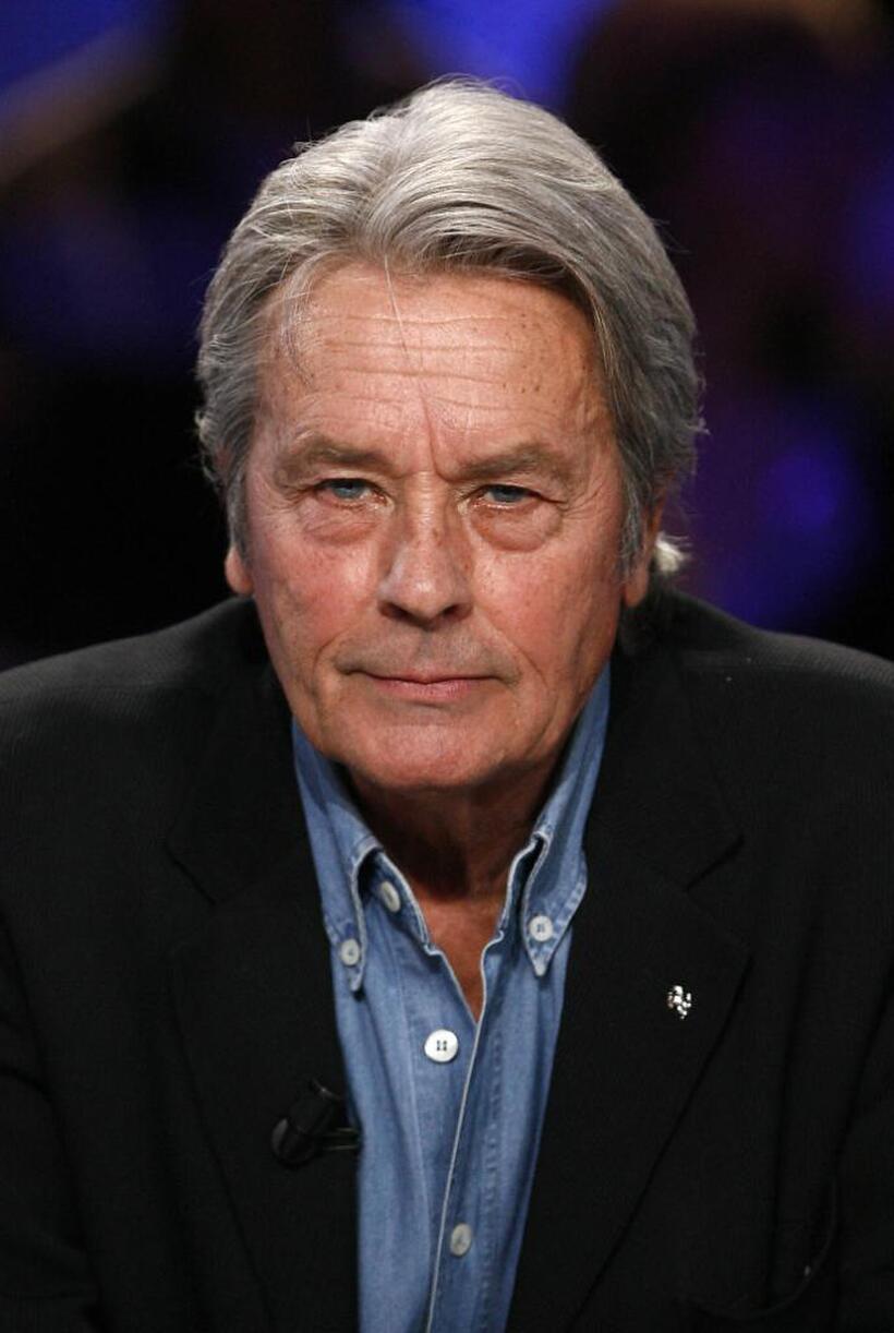 Alain Delon at theTV show le"Grand Journal".