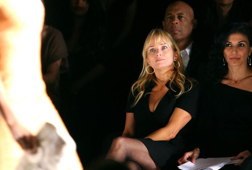 Rebecca De Mornay at the Mercedes Benz Fashion Week.