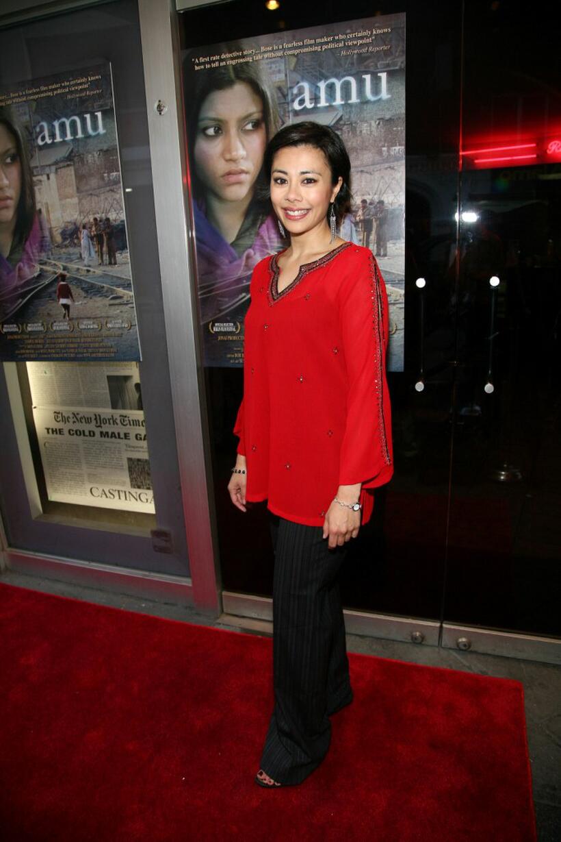 Angel Desai at the US premiere of "Amu."