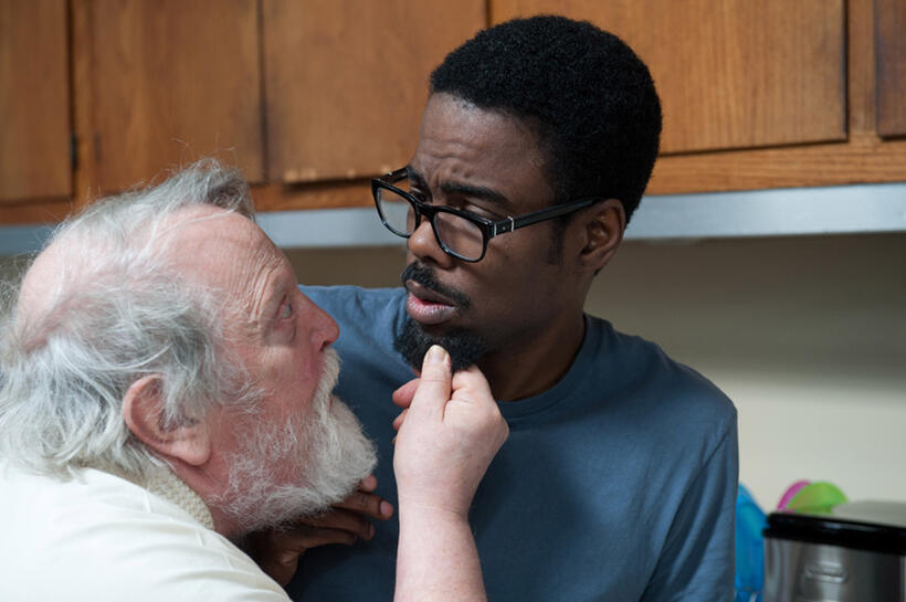 Albert Delpy and Chris Rock in "2 Days in New York."