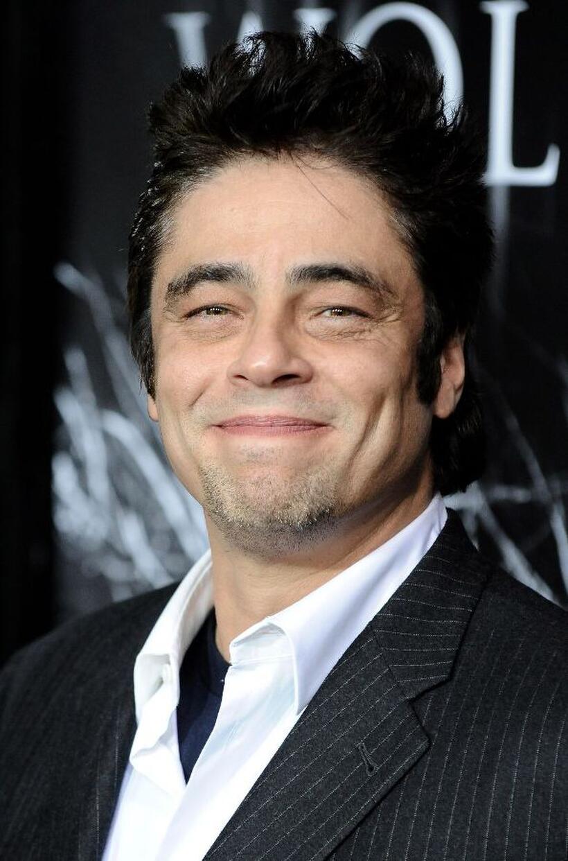 Benicio Del Toro at the California premiere of "The Wolfman."