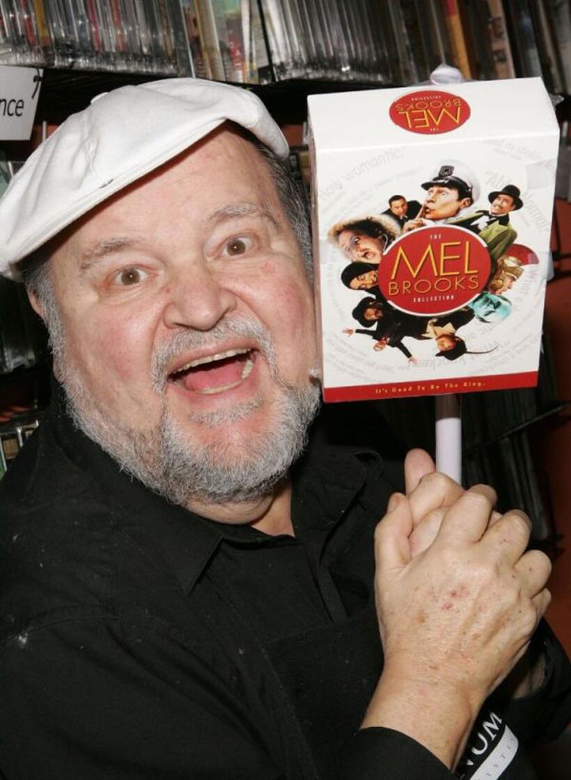 Dom DeLuise at the signing of newly released "The Mel Brooks Box Set."