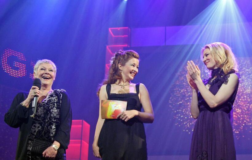 Judi Denc, Cate Blanchett and Loretta Stern at the 57th Berlinale International Film Festival held in 2007.