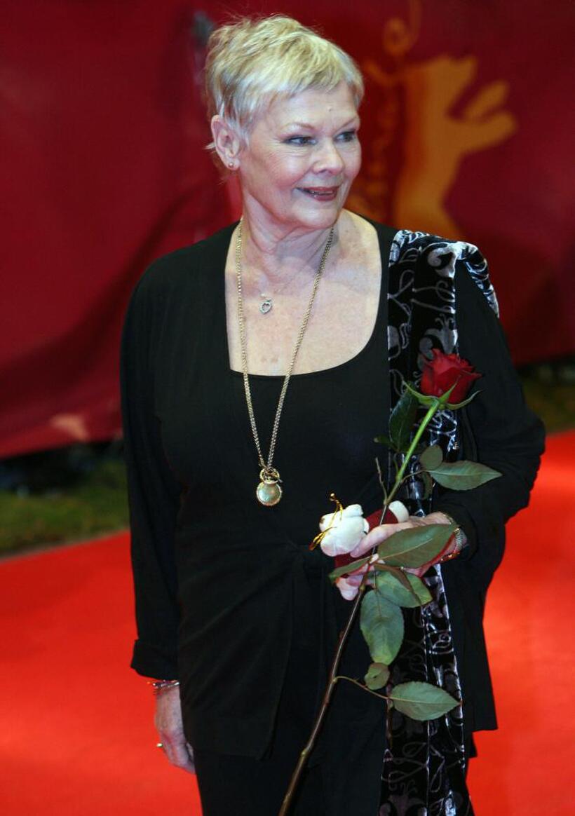 Judi Dench at the 57th Berlinale International Film Festival held in 2007 to promote the movie "Notes On A Scandal".