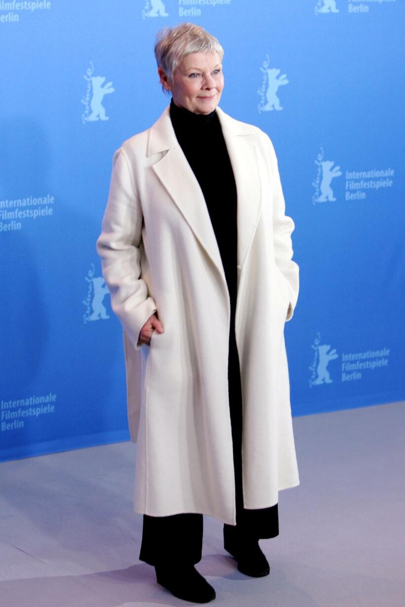 Judi Dench at the 57th Berlinale International Film Festival held in 2007 to promote the movie "Notes On A Scandal".