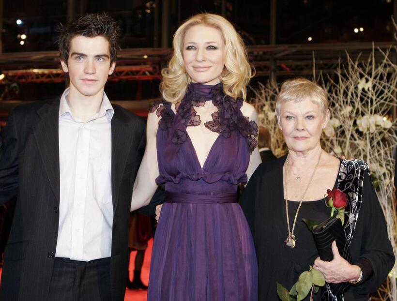 Judi Dench, Andrew Simpson and Cate Blanchett at the 57th Berlinale International Film Festival held in 2007 to promote the movie "Notes On A Scandal".