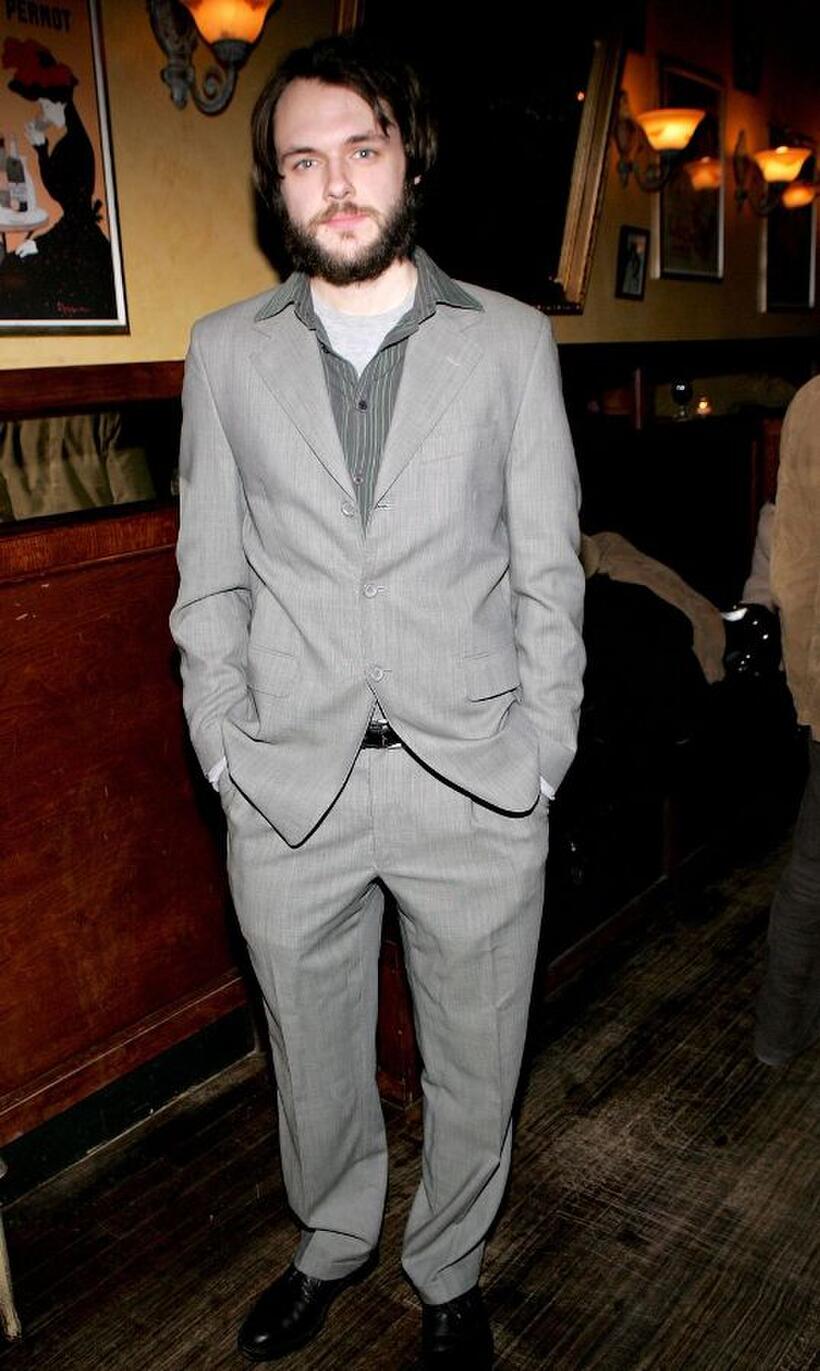 Christopher Denham at the after party of the opening night of "Red Light Winter."
