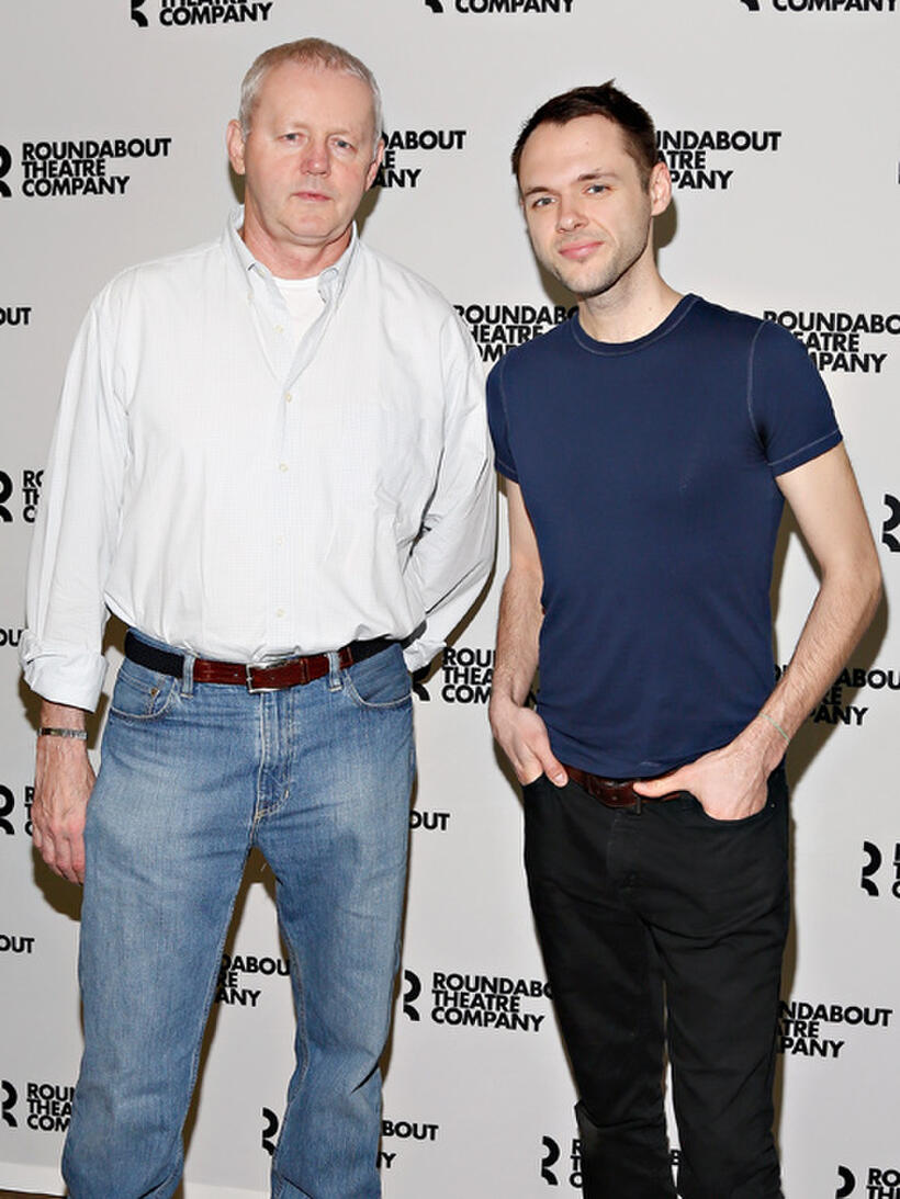 David Morse and Christopher Denham at the off-Broadway Cast photocall of "The Unavoidable Disappearance of Tom Durnin" in New York.